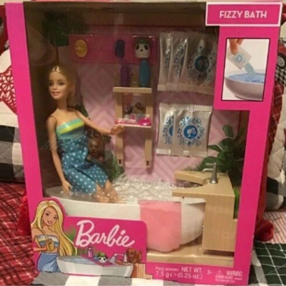 Barbie Fizzy Bath Doll & Playset